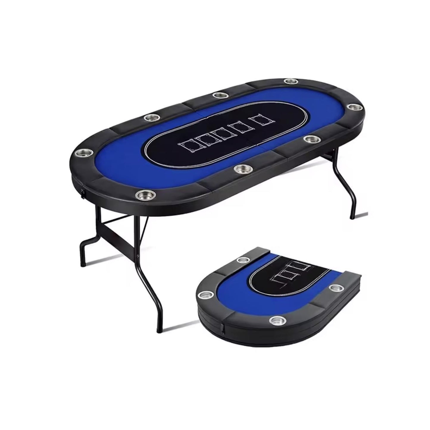 Poker en Black Jack tafel - Vouwtafel - Inclusief toebehoren - Verzending of afhalen/bezorging