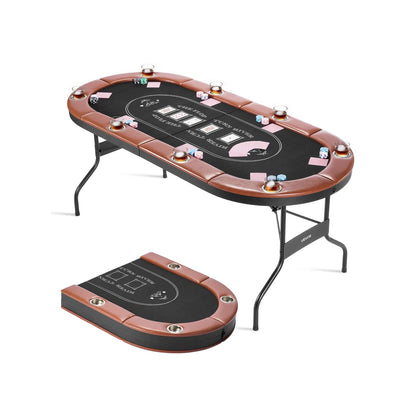Poker en Black Jack tafel - Vouwtafel - Inclusief toebehoren - Verzending of bezorging